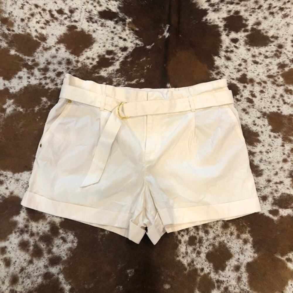 Loft Cream Shorts Sz 14